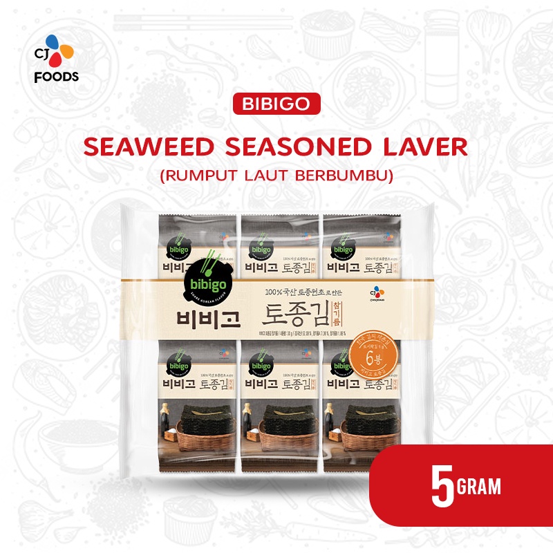 

BIBIGO Seaweed Seasoned Laver (Rumput Laut Berbumbu)