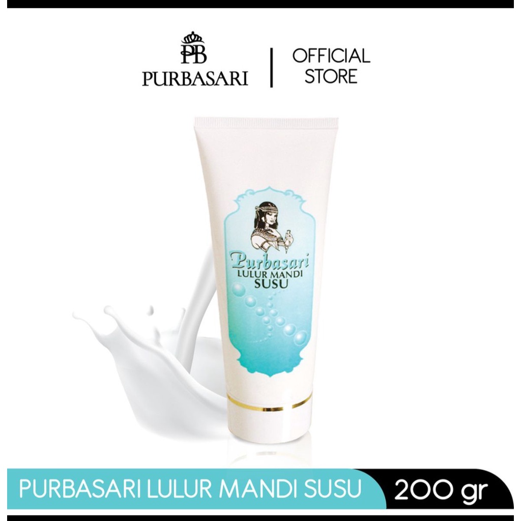 Purbasari Lulur Mandi Susu Tube 200 gr