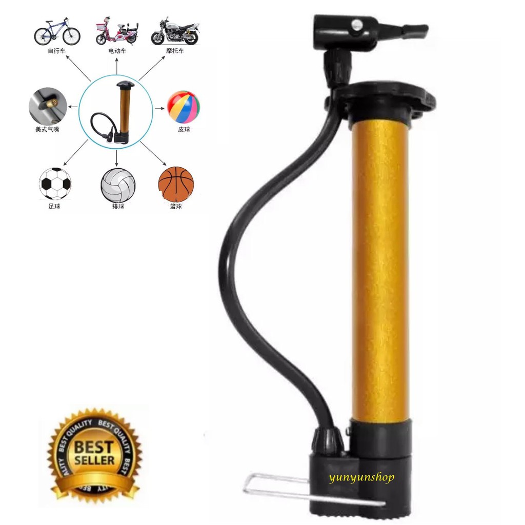 Pompa Ban Sepeda Balon Mini Bicycle Bola Motor Anti Air untuk Sepeda Portable Pompa Angin