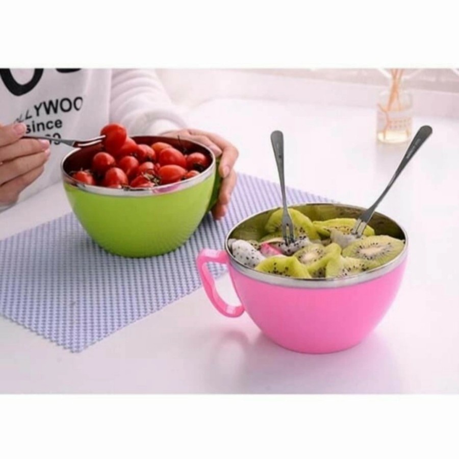 MANGKOK KOREAN TUTUP KEDAP UDARA STAINLESS STEEL KOREAN AIRTIGHT BOWL