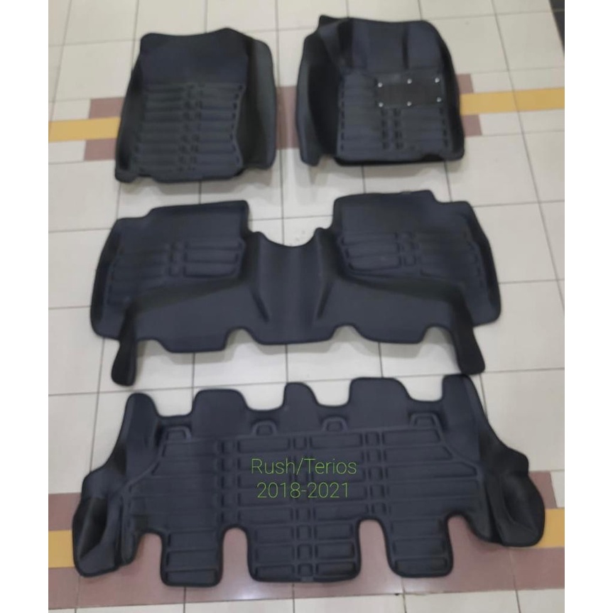 Karpet 5D Terios 2018 - 2021 Premium 3 Baris