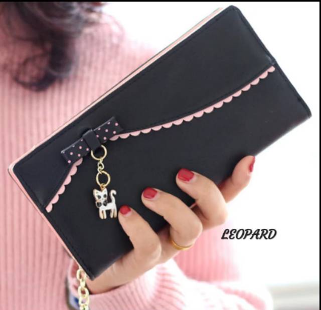 MOCHILLA STORE BAGS &amp; DOMPET - DOMPET WANITA D03 DOVE KELLY BELLY LONG KOREAN FASHION WALLET