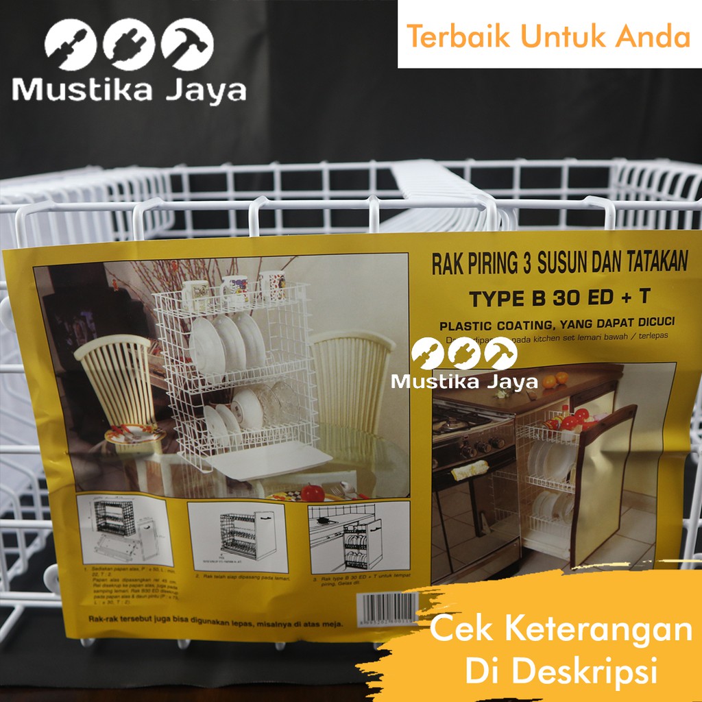 RAK PIRING 3 SUSUN MODELINE B-30ED + T