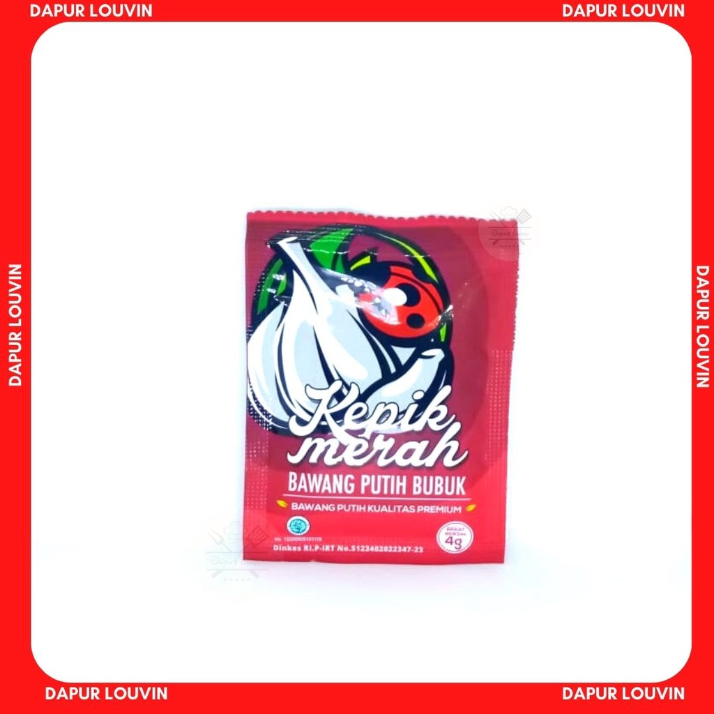 Kepik Merah Bawang Putih Bubuk Kemasan Sachet 4 Gram