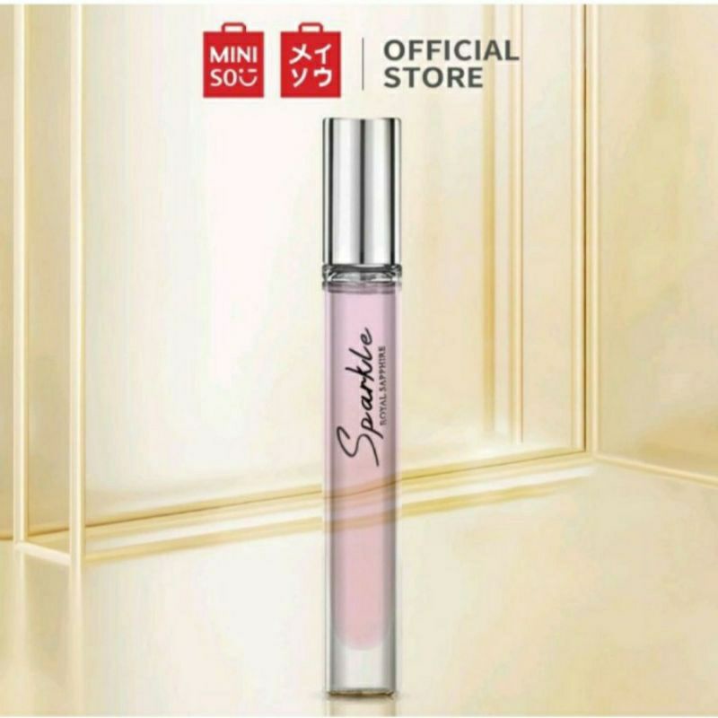 miniso 🇲🇨 parfum sparkle series 10ml (violet gem, golden amber,shinny diamond,royal saphire)