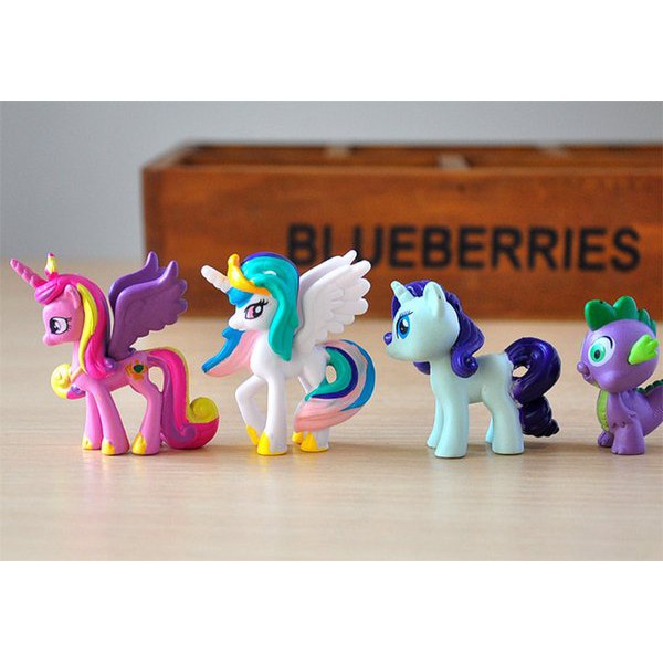 My Little Pony 1 Set isi 12 pcs atau Hiasan Kue My Little My Little Pony 1 Set isi 12 pcs atau Hiasan Kue My Little
