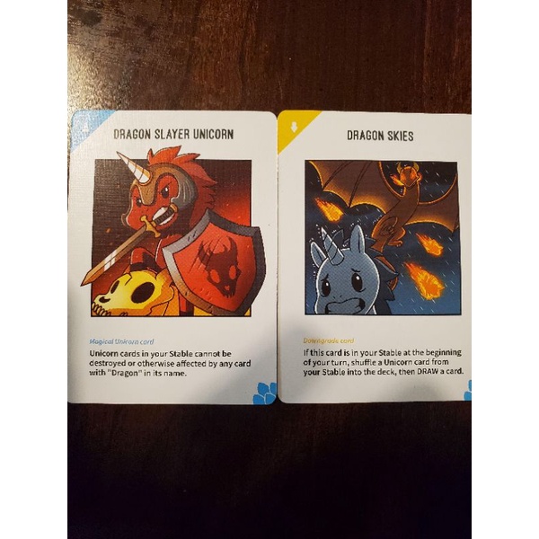 unstable unicorns dragon expansion board game