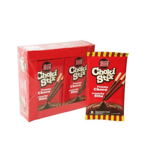 CHOKI STICK RASA COKELAT 1 PACK ISI 12 PCS