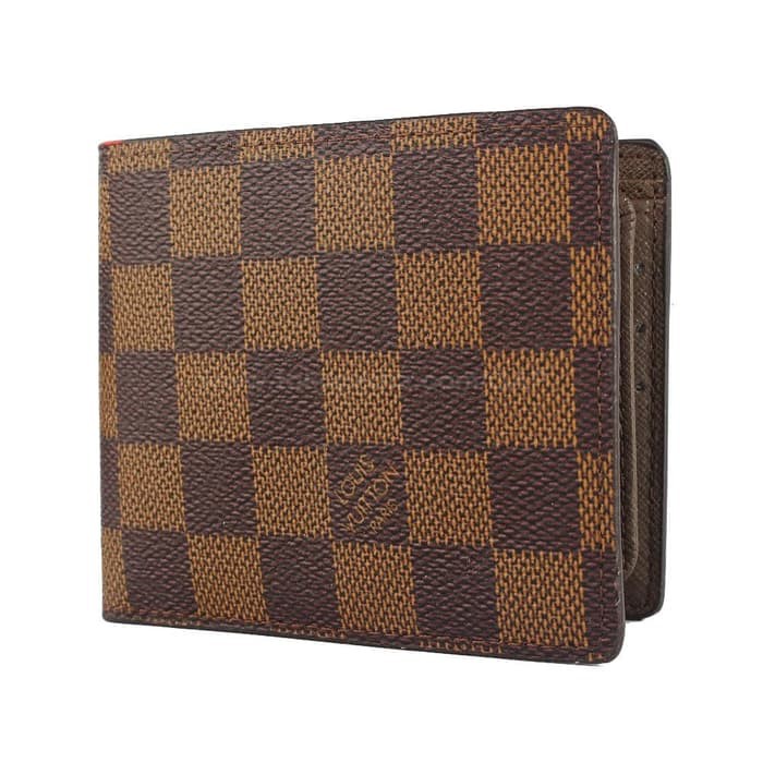 LV DAMIER BROWN | DOMPET KULIT PRIA IMPORT | MEN LEATHER WALLET READY