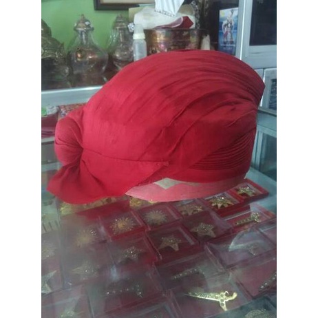 FREE ONGKIR blangkon jogja jebehan warna merah