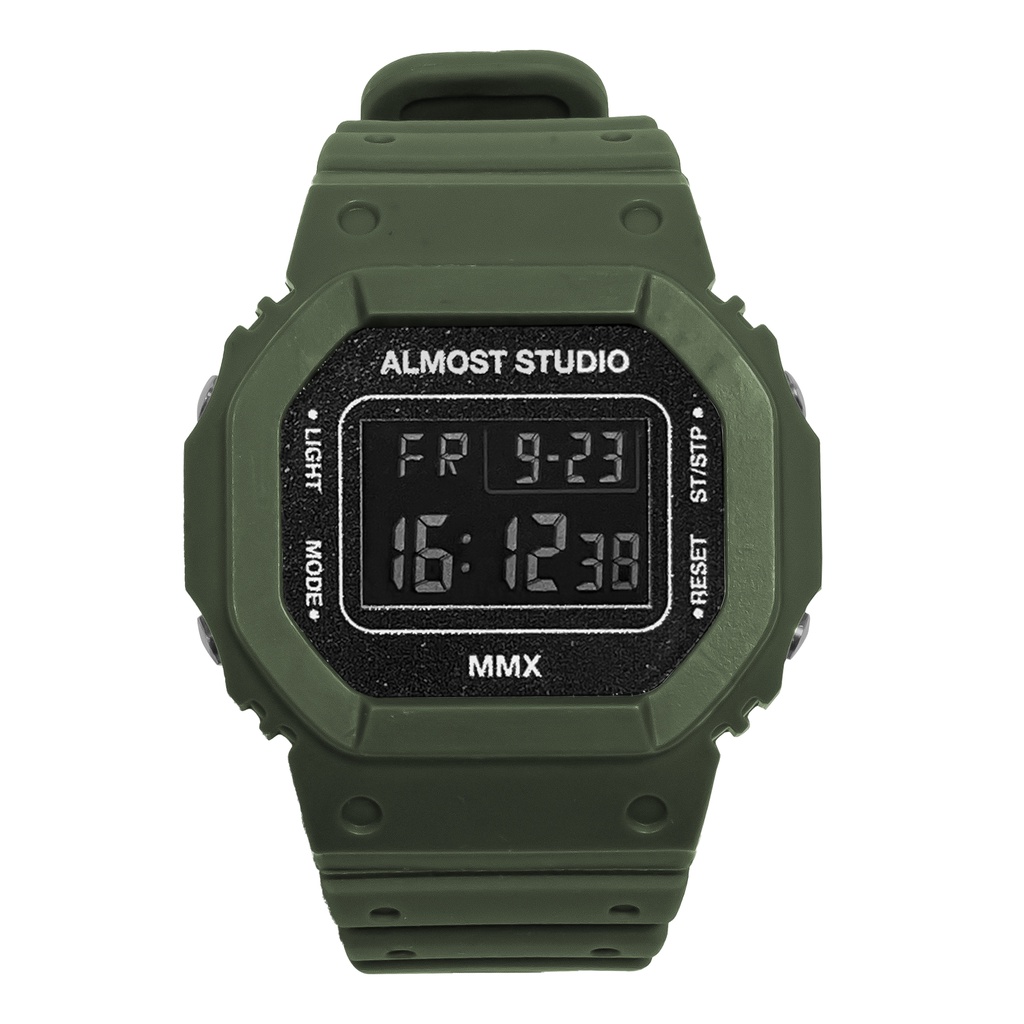 Almost Studio - Jam Tangan Digital - Army Green