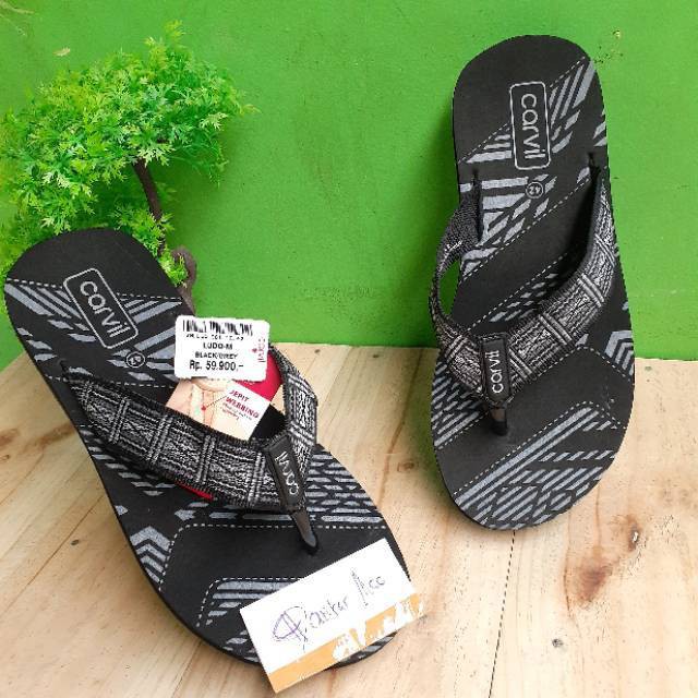 Sandal Pria Carvil Original - Sandal Carvil Sandal Jepit Carvil