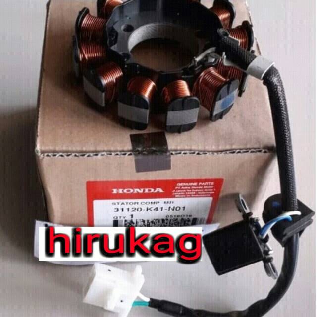 31120-K41-N01 HGP AHM 100% ORIGINAL stator comp spol spul spool new supra x 125 fi blade 125 fi MB M