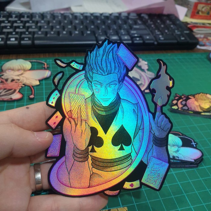 Sticker Hologram Anime Besar - PSH835 - Hunter x Hunter - Hisoka