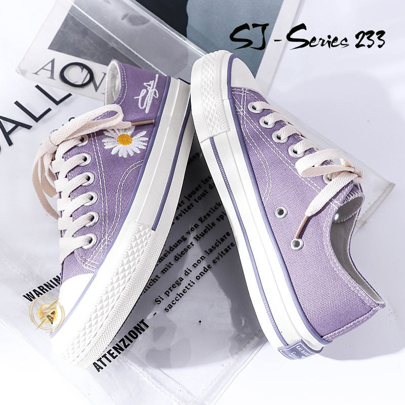 [MONA] Sepatu Sneakers Wanita Casual Daisy ala Korea Import Kualitas Super Premium - 233