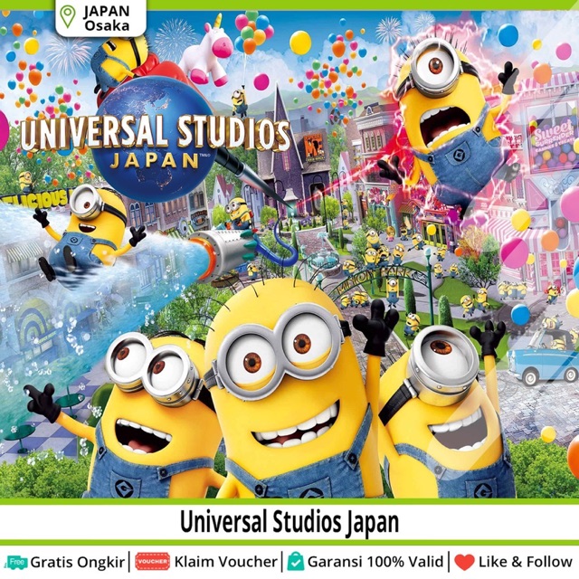 Tiket Osaka universal studio japan