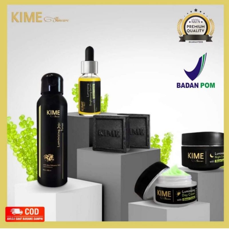 Sabun kime skincare Paket lengkap pemutih wajah Pemutih wajah BPOM Satuan