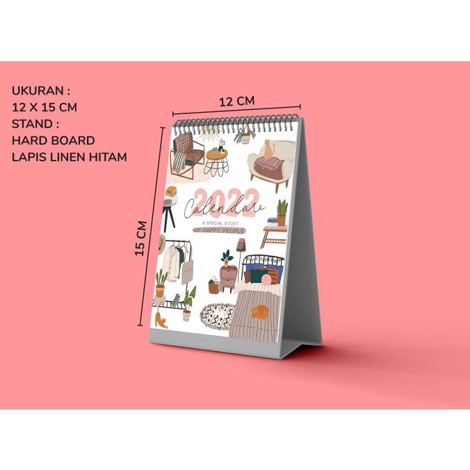 

BISA BAYAR DITEMPAT Kalender Meja / Kalender Duduk Thn 2022 Aesthetic (Kode HP)Uk. 12x15cm TERJAMIN Kode 806
