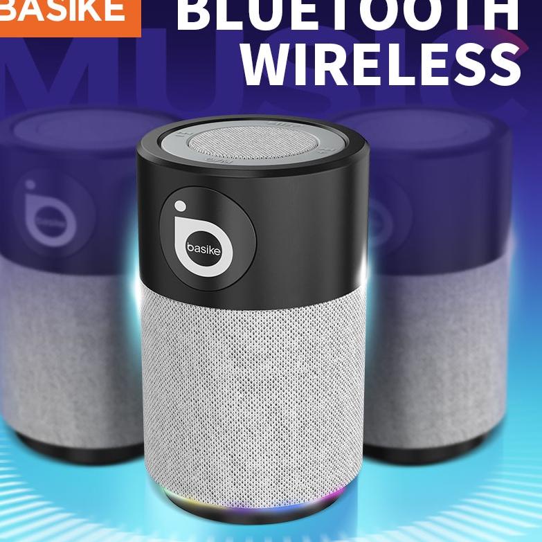 Paling Diminati.. BASIKE speaker bluetooth Portable aktif Mini HiFi Wireless Stereo bass polytron karaoke Kecil TF Card Support original