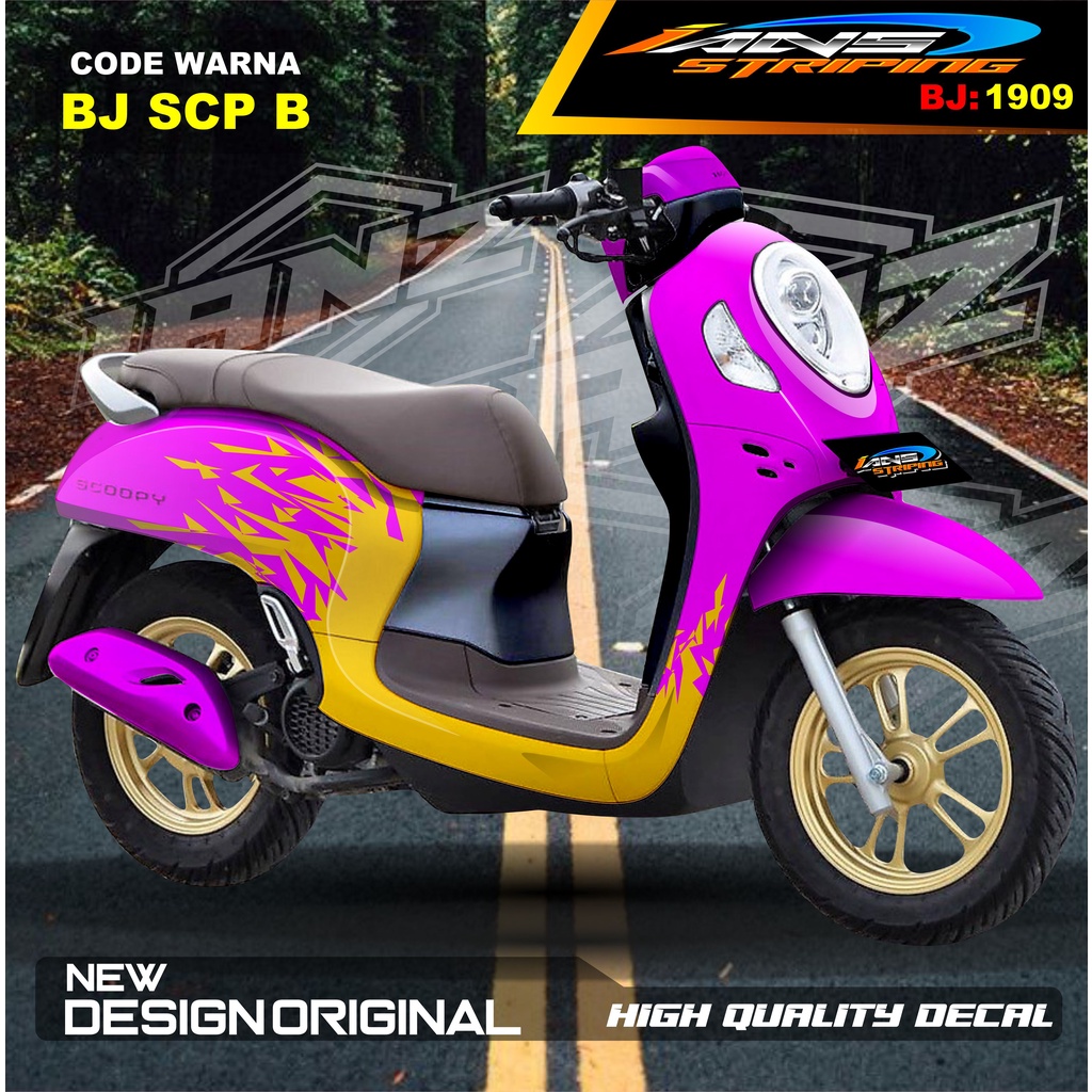 STIKER VARIASI FULL BODY SCOOPY / STICKER ALL NEW SCOOPY / STIKER FULL BODY SCOOPY TERMURAH / STIKER MOTOR SCOOPY / STIKER MOTOR