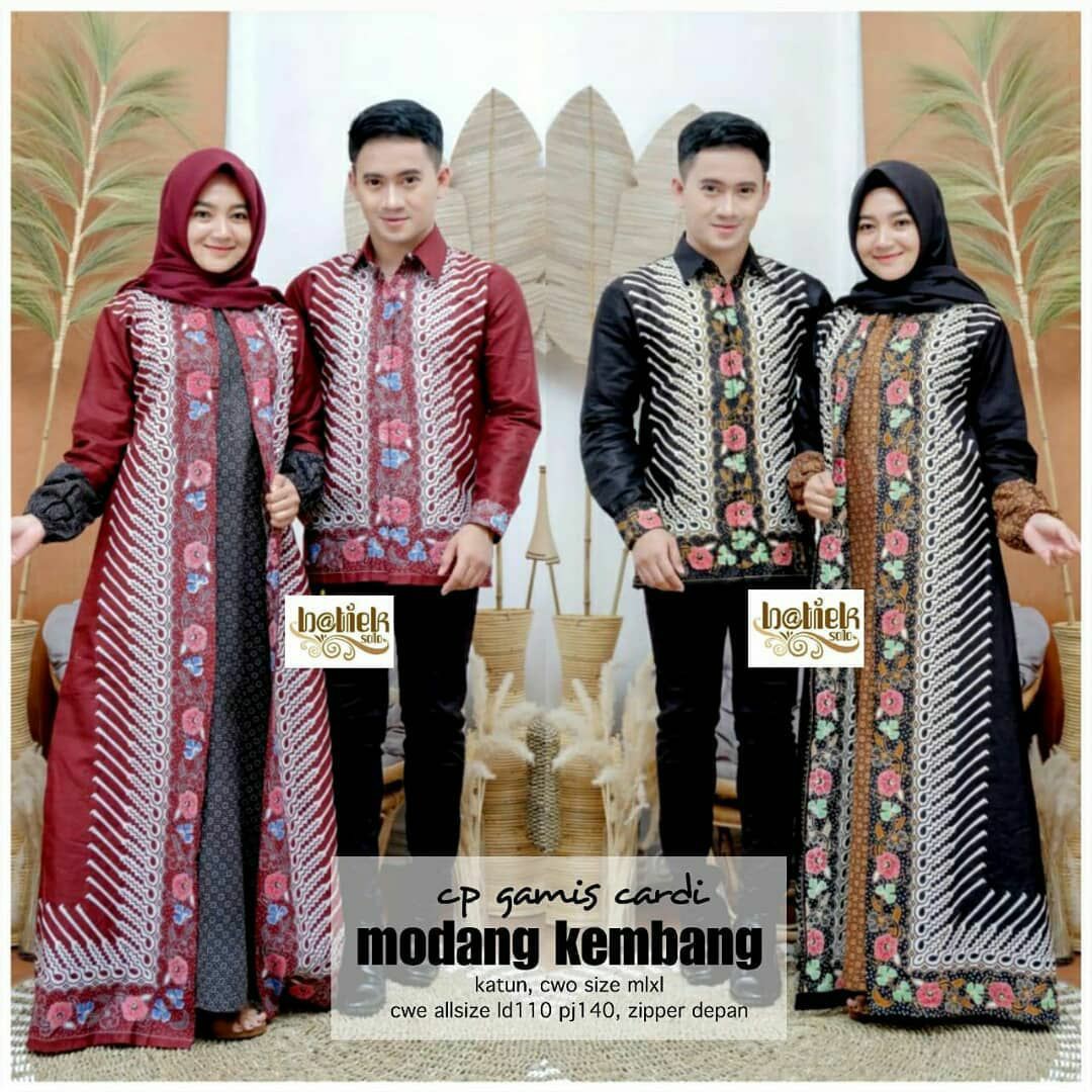 Maura Couple - Sania Ruffle Batik Couple Ori Ndoro Jowi Garansi Termurah Shopee - Batik Modern Solo