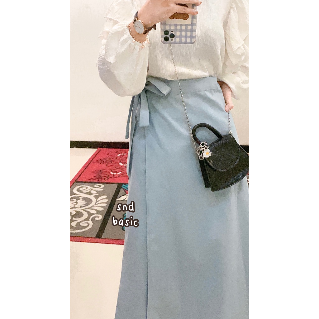 ROK LILIT LINEN | LINEN WRAP SKIRT