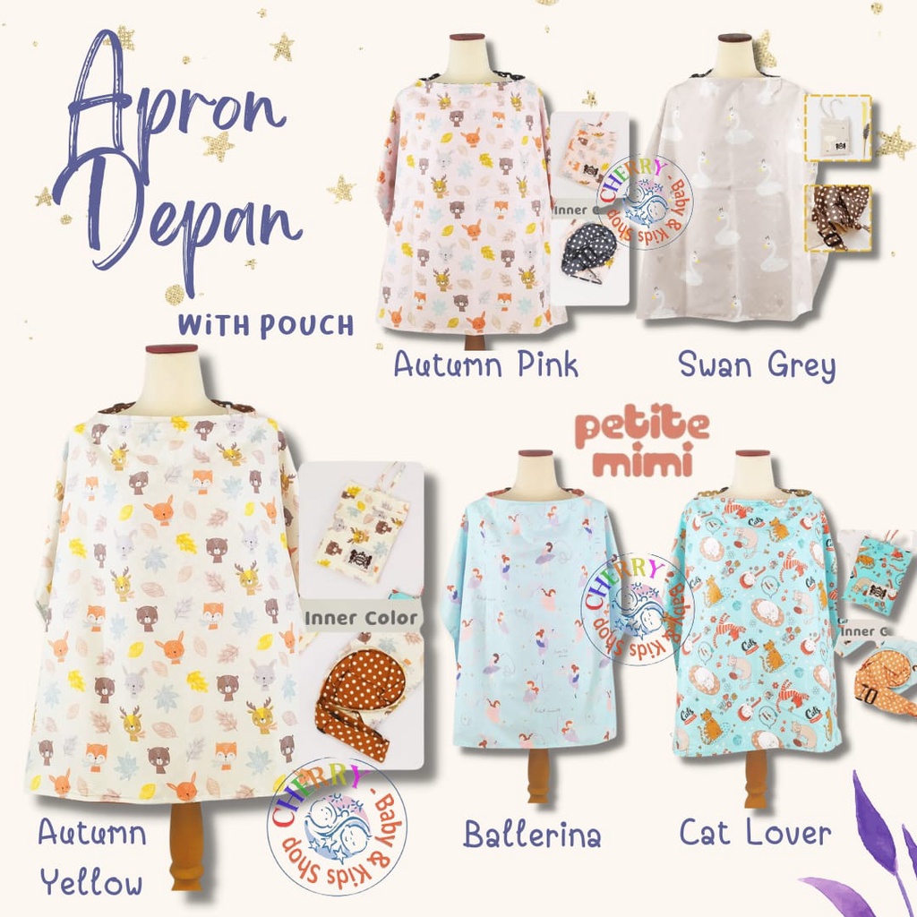 Petite Mimi PREMIUM Nursing apron (tutupan menyusui) CBKS