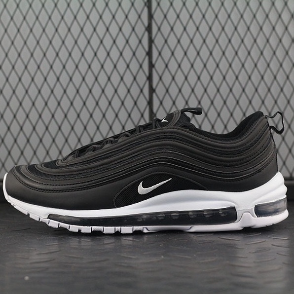 NIKE Air Max 97 OG Black White Full Palm Air Cushion Running Shoes 921826-001