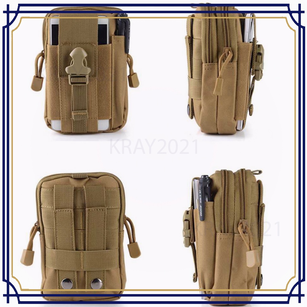 Tas Pinggang Mini Tactical Waistbag Army Look BG988