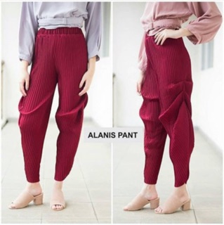  Celana plisket cubit  alanis pants Shopee Indonesia