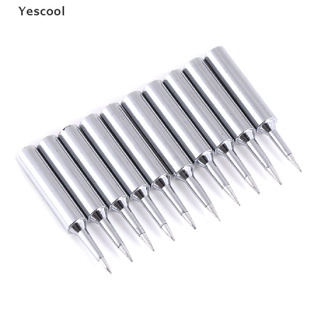 Yescool 10pcs 900m-t-i Kepala solder Pengganti Bahan Besi