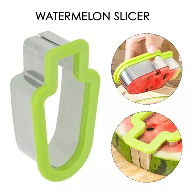 Cetakan Bentuk Es Krim Semangka / Melon / Buah / Kue Multifungsi Bahan Stainless Steel