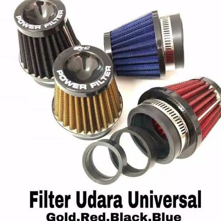 filter karbu saringan udara model turbin dan jamur filter variasi motor universal  pPE 24/26/28/30 filter udara universal