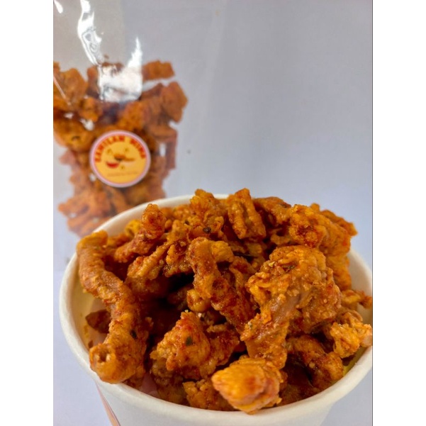 

Keripik Usus Crispy Usus Ayam Pedas Daun Jeruk Dan Original 100 gram