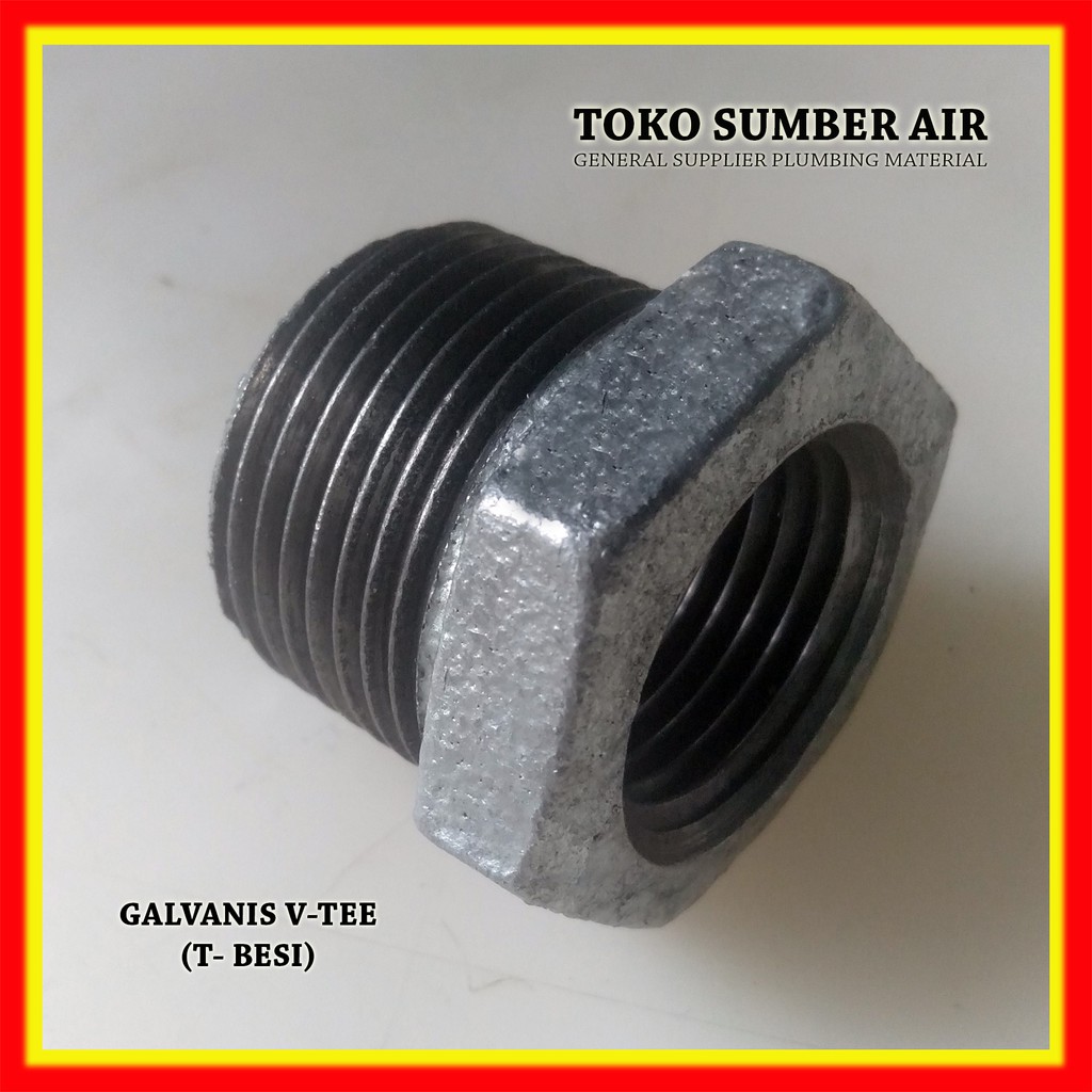 GALVANIS V RING 2 inch-  RING PIPA DRAT BESI  FITTING