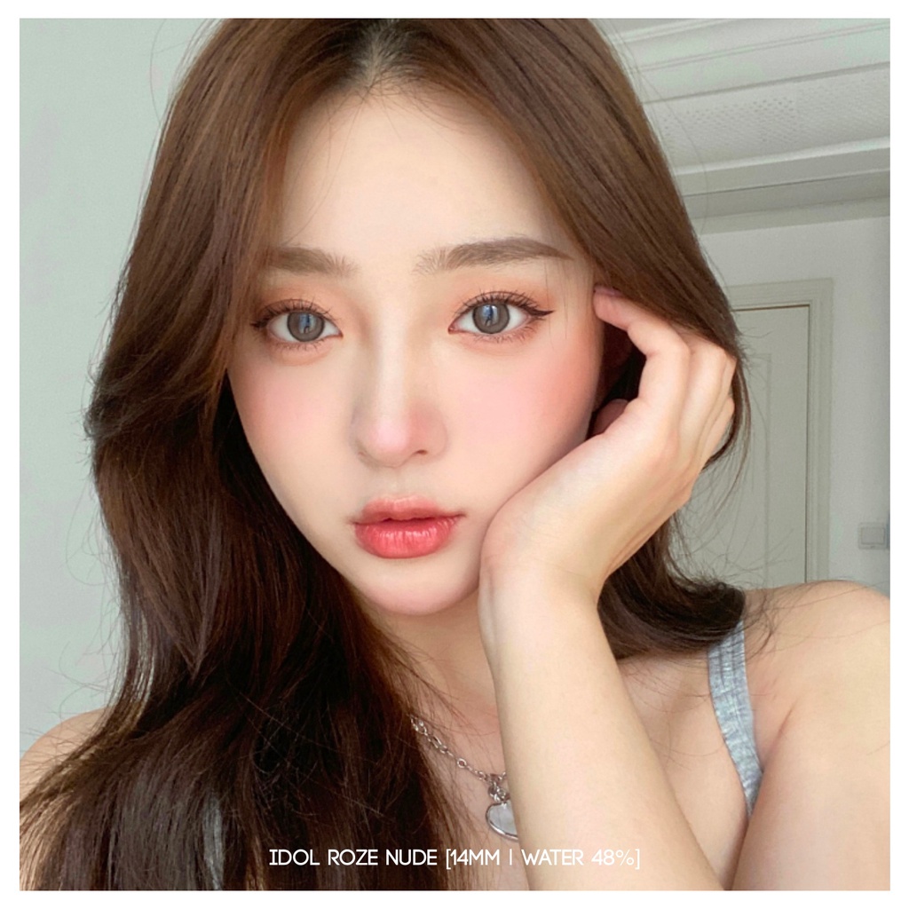 MIKHAYLOVESHOP Softlens Idol Roze Nude (Brown) | EOS Princess
