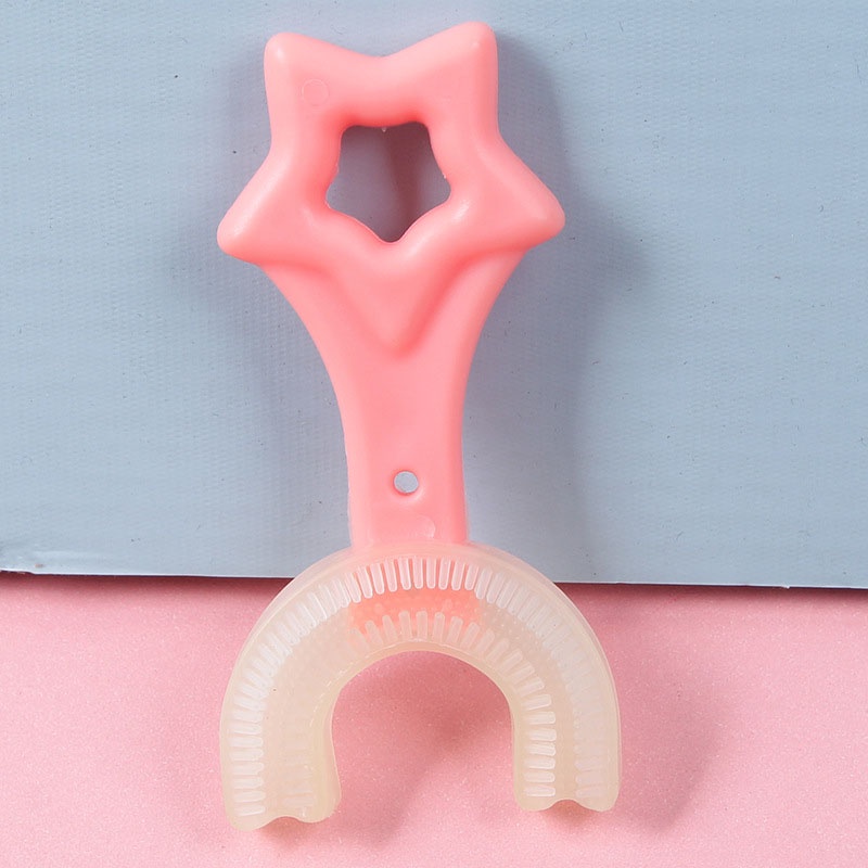 Sikat Gigi Silikon Bayi Anak Bentuk U/ Tooth Brush Baby Silicon Type U 360° Sikat Gigi totall