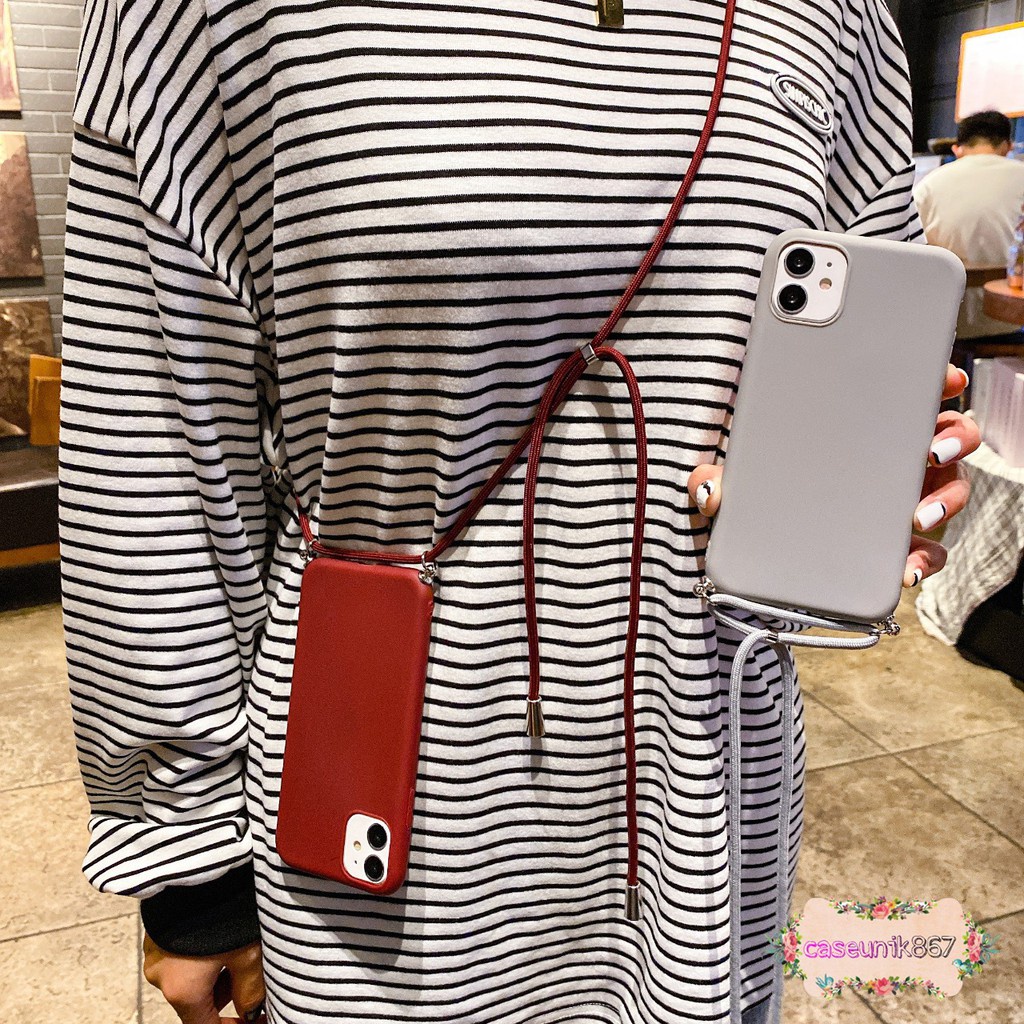 SOFTCASE SLINGCASE TALI LANYARD CANDY REALME X XT X2 PRO CS2841