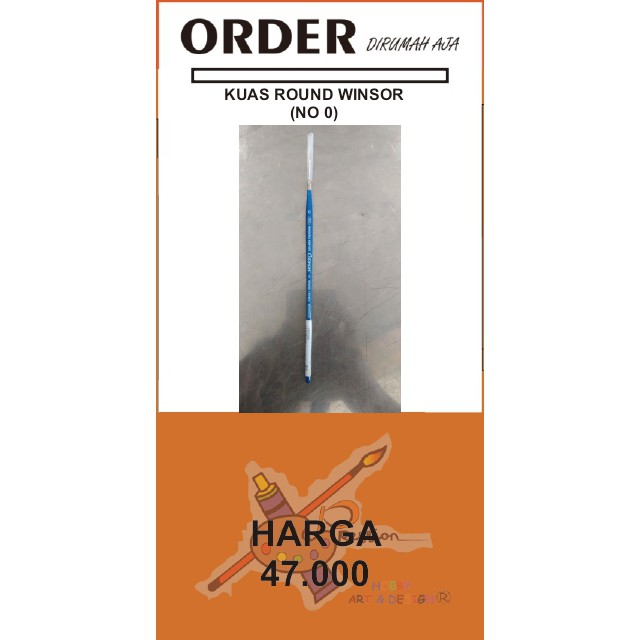 

KUAS ROUND WINSOR (NO 0)