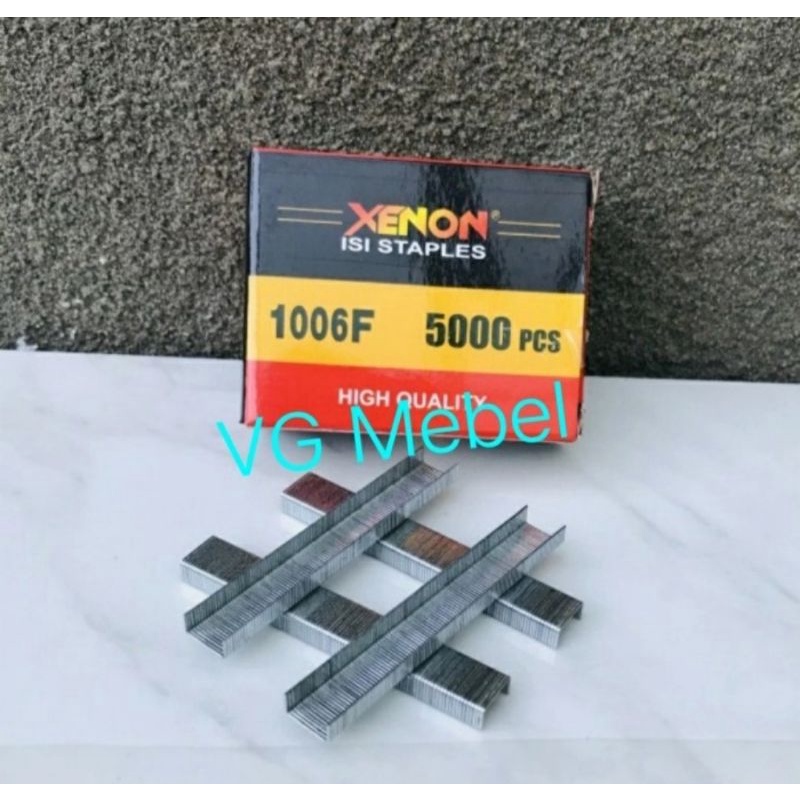 

Isi Stapless Tembak - Reffil Gun Steples 1006F Isi 5.000 PCS Merk XENON