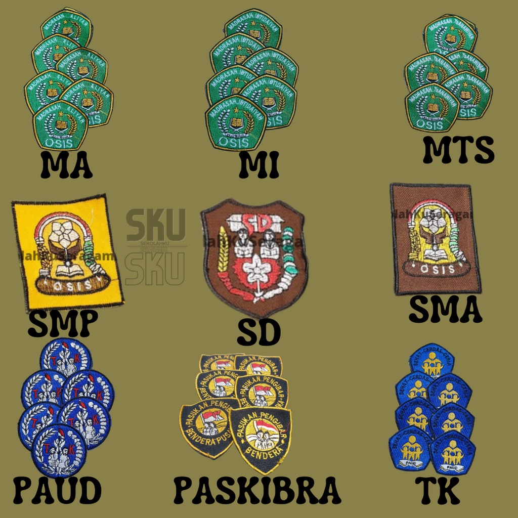 LOGO/BET SEKOLAH PAUD,TK,SD,SMP,SMA,MI,MA,MTS