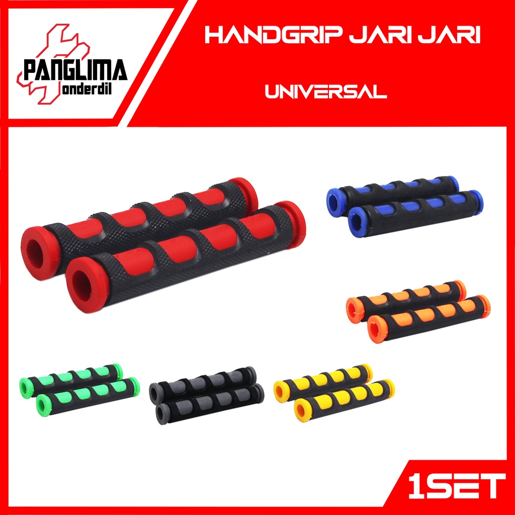 Handlegrip Jari-Jari Universal-Untuk Semua Jenis Motor Handel-Hendel Fat-Pad-Handfat-Hand Grip-Handpad-Handle Grip Rem-Kopling Karet