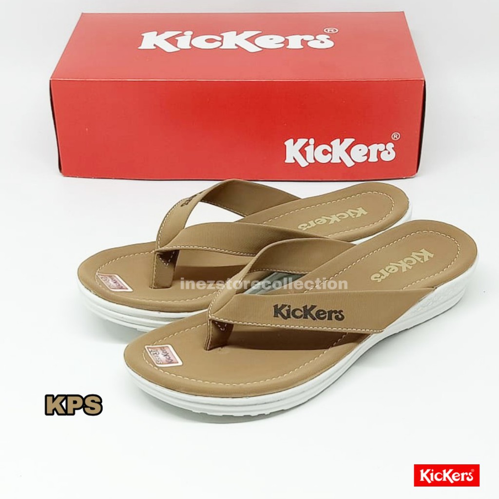 SANDAL SANTAI WANITA KICKERS TERMURAH KODE JPT004 HARGA GROSIR