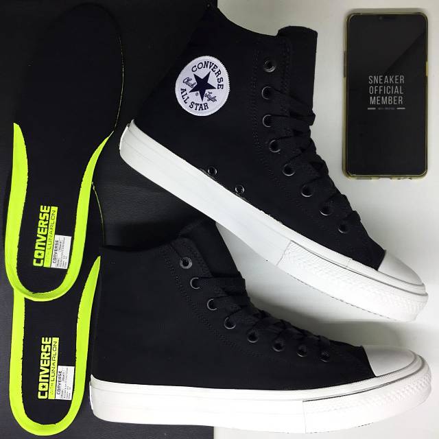 converse dengan lunarlon