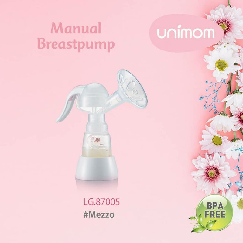 Unimom Mezzo Manual Breast Pump | Pompa Asi Manual | Breastpump Manual