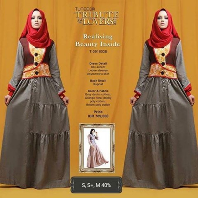 Gamis tuneeca PL size S