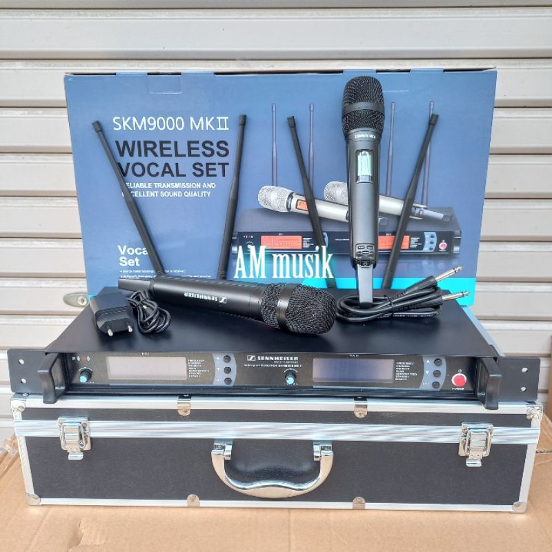 MIC WIRELESS SENHEISER SKM 9000 MK2 4 ANTENA PLUS HARDCASE SKM9000 MK2