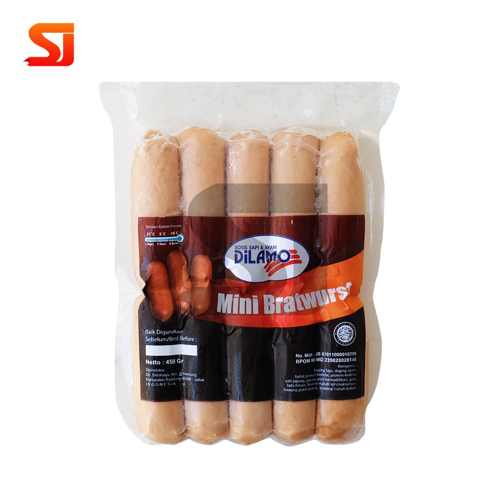 

DILAMO BRATWURST MINI ORIGINAL 450 GR