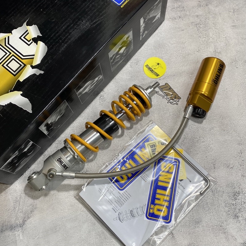 Ohlins shockbreaker tabung pisah / shock peredam kejut Original Vespa Sprint Primavera