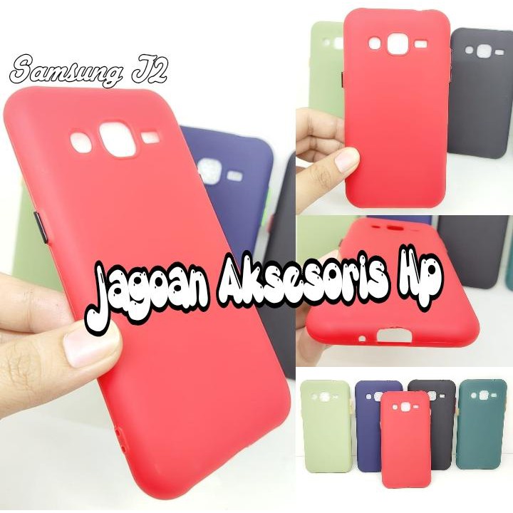 SMPC TPU Candy Samsung J2 J200F 2015 4.7 inch SoftCase Macaron Protection Camera Tombol Warna